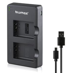 Зарядно за 2 батерии Canon NB-13L с LCD дисплей - 4.2V