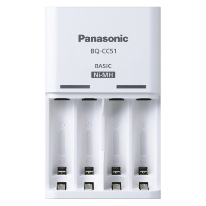 Зарядно за 4 акумулаторни батерии АА / ААА - Panasonic Eneloop