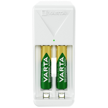 Мини зарядно за акумулаторни батерии VARTA с 2 батерии AAA 800 mAh