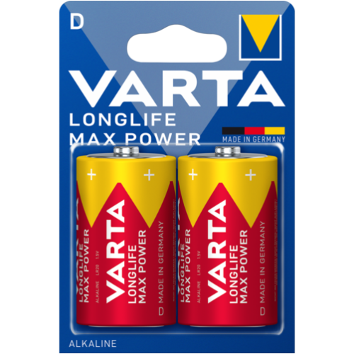Алкални батерии D - LR20 Varta Max Power LR20