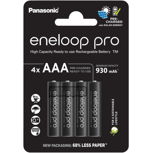 Акумулаторни батерии Panasonic Eneloop Pro AAA 930 mAh - 1.2V