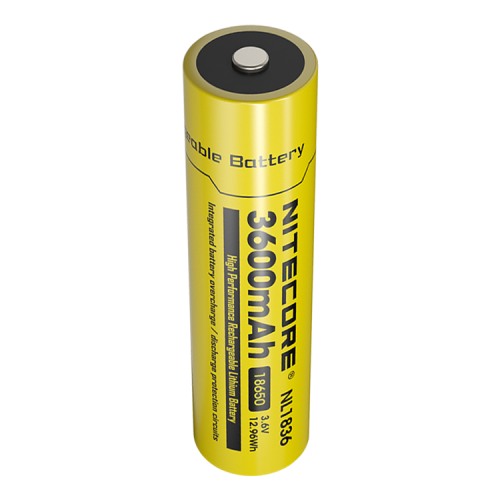 Литиево-йонна батерия 18650 Nitecore - 3.6V 3600mAh + PCB 