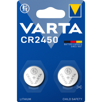 Литиеви батерии CR2450 Varta CR2450 - 3V