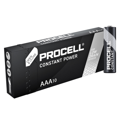 Алкални батерии ААА Duracell Procell Constant MN2400 AAA - 10 броя