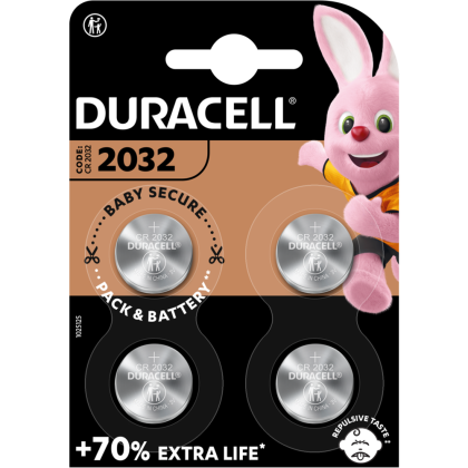 Литиеви батерии CR2032 Duracell DL2032 - 3V 4 броя