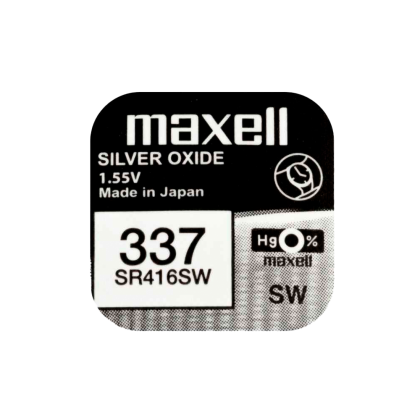 Батерия за микрослушалка 337 Maxell 337 SR416SW - 1.55V